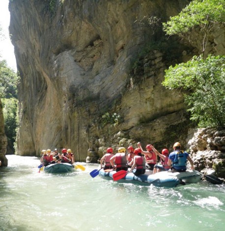 Rafting e tiro con l'arco con A.S. Gaia